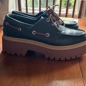 Timberland Stone Street Platform Boat Shoes